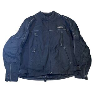 HARLEY DAVIDSON FXRG (Large) Nylon Riding Jacket Padded Spine Protector
